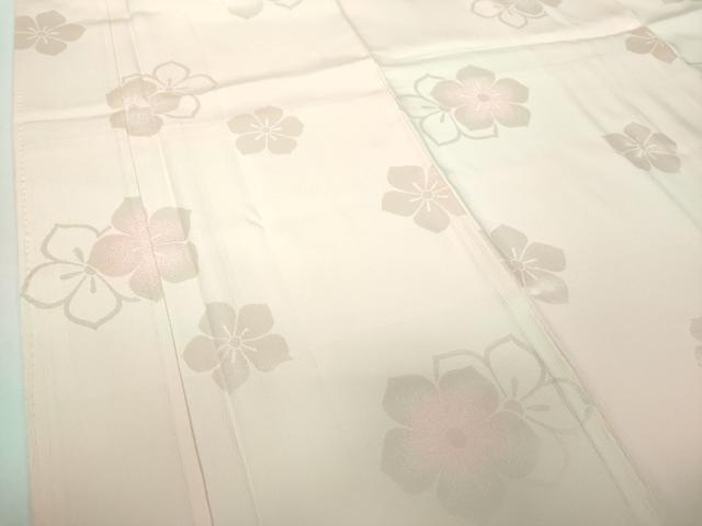 平和屋着物●上質な長襦袢 袷 舞花地紋 暈し染め 正絹 逸品 DABB4371ps