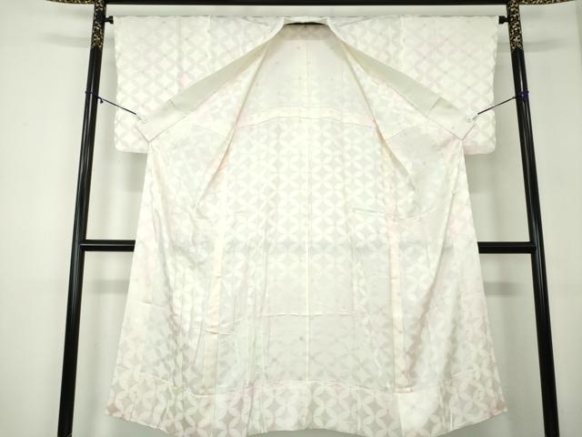 平和屋着物●上質な長襦袢 無双仕立て 七宝地紋 暈し染め 正絹 逸品 DABB4372ps