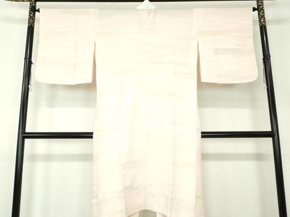 平和屋着物●上質な長襦袢 無双仕立て 霞地紋 暈し染め 正絹 逸品 未使用 DABB4376ps