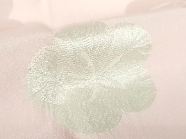 平和屋着物●上質な長襦袢 袷 絞り 舞梅地紋 正絹 逸品 DABB4379ps