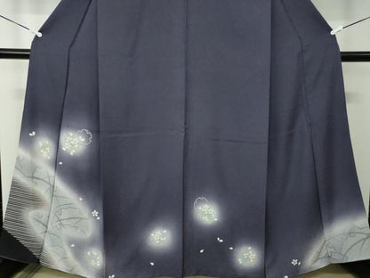 平和屋着物●訪問着 雪輪舞桜 暈し染め 金彩 正絹 逸品 DABB4380ps
