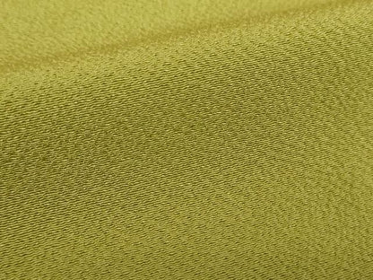 平和屋着物●上質な色無地 根岸色 鬼しぼ縮緬 正絹 逸品 未使用 DABB4384ps