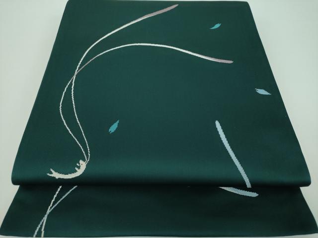 平和屋着物●世界的人形師 辻村寿三郎 ジュサブロー 六通柄袋帯 兎 正絹 逸品 DABB4423ps