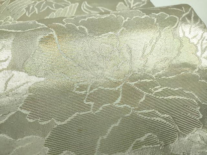平和屋着物●龍村美術織物 龍村製 六通柄袋帯 花鳥苑錦 金銀糸 正絹 逸品 DABB4424ps
