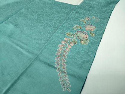 平和屋着物●訪問着 絞り 辻が花 暈し染め 金彩 正絹 逸品 DABB4438ps