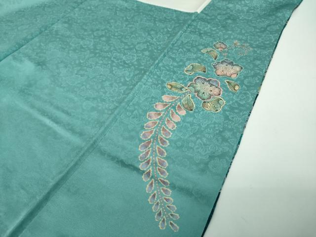 平和屋着物●訪問着 絞り 辻が花 暈し染め 金彩 正絹 逸品 DABB4438ps