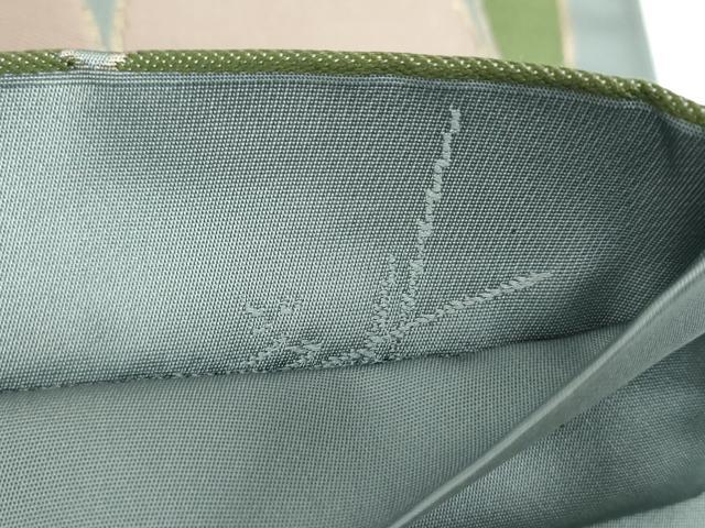 平和屋着物●世界的人形師　辻村寿三郎　ジュサブロー　全通柄袋帯　変わり間道　金糸　正絹　逸品　DABB4476ps