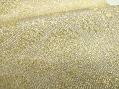 平和屋着物●両面 全通柄袋帯 作家物 花菱文 金銀糸 正絹 逸品 DABB4528ps