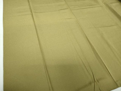 平和屋着物●上質な色無地 根岸色 正絹 逸品 DABB4562ps