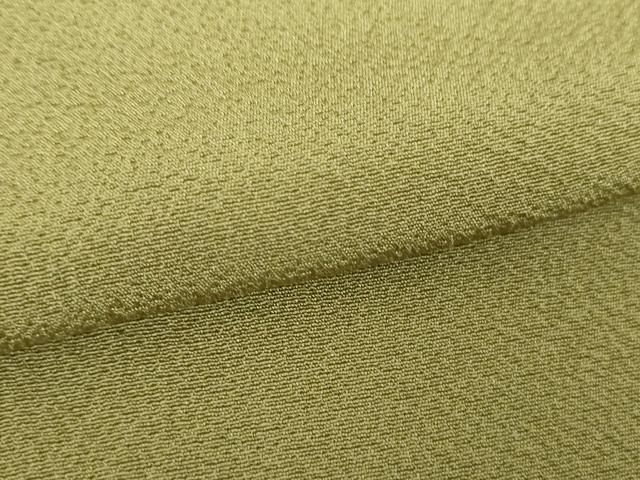 平和屋着物●上質な色無地 根岸色 正絹 逸品 DABB4562ps