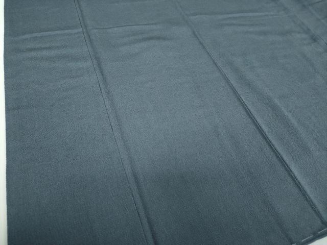 平和屋着物●上質な色無地 錆鼠色 鬼しぼ縮緬 正絹 逸品 未使用 DABB4565ps