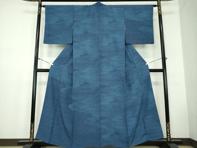 平和屋着物●江戸小紋 訪問着 吉祥小紋柄 正絹 逸品 DABB4571ps