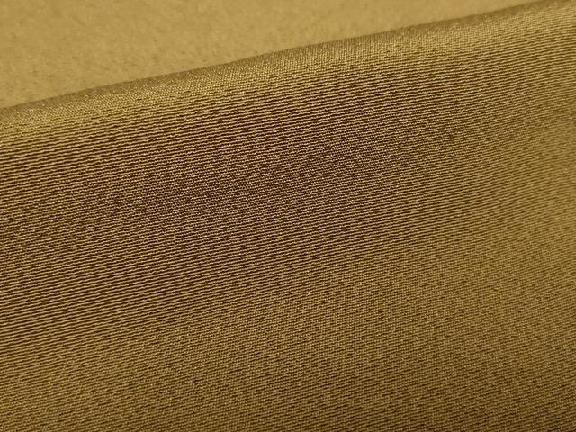 平和屋着物●上質な色無地 朽葉色 正絹 逸品 DABB4582ps