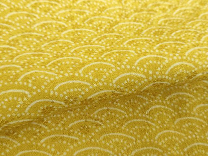 平和屋着物●ファッションデザイナー 花井幸子 長襦袢 無双仕立て 半衿刺繍 青海波 正絹 逸品 DABB4601ps