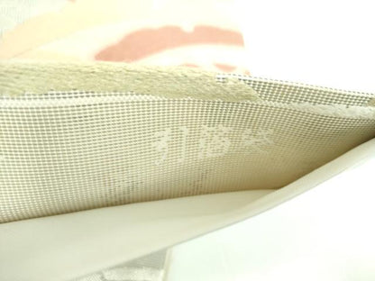 平和屋着物●六通柄袋帯 唐織 本草木 飛歌里野 銀糸 引箔 正絹 逸品 DABB4614ps
