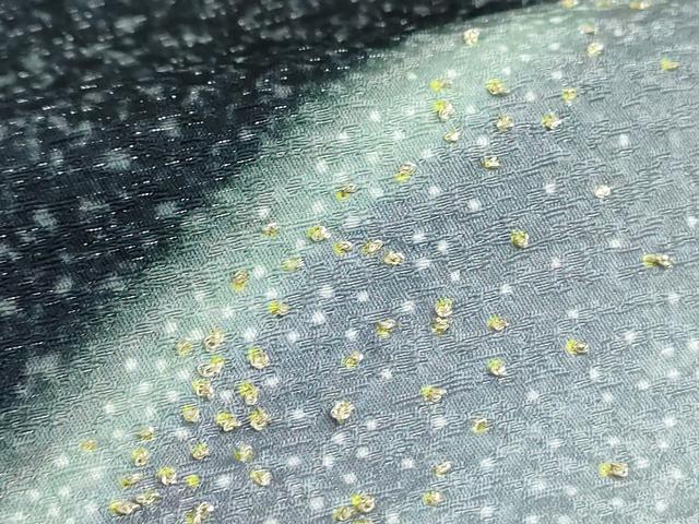 平和屋着物●十日町　名門　滝泰謹製　中国三大刺繍　相良刺繍　太鼓柄袋帯　虹おぼろ　金通し地　正絹　逸品　未使用　DABB4627ps