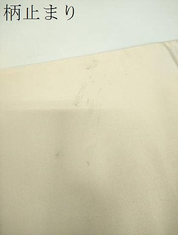 平和屋着物●西陣の名門 本家加納 六通柄袋帯 地紙花文 金糸 正絹 逸品 DABB4641ps