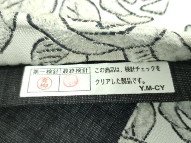 平和屋着物●全通柄袋帯 薔薇 正絹 逸品 DABB4644ps