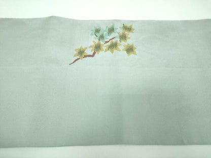 平和屋着物●爪掻き本綴れ 八寸名古屋帯 鴛鴦花文 金銀糸 正絹 逸品 DABB4655ps