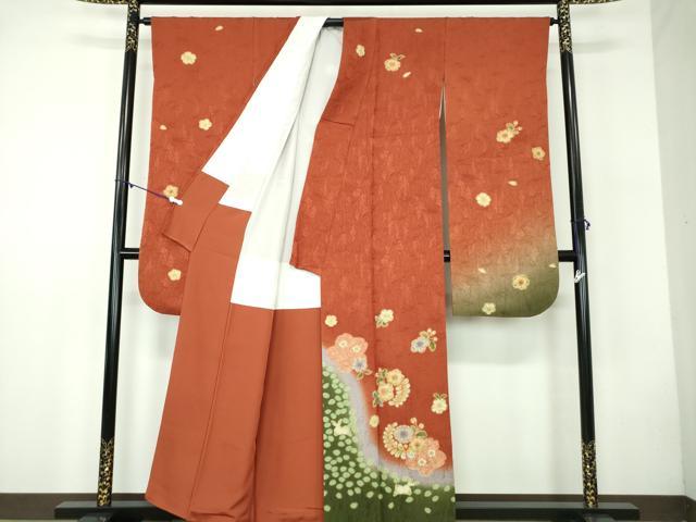 平和屋着物●豪華振袖 絞り 跳兎 辻が花 暈し染め 正絹 逸品 DABB4714ps