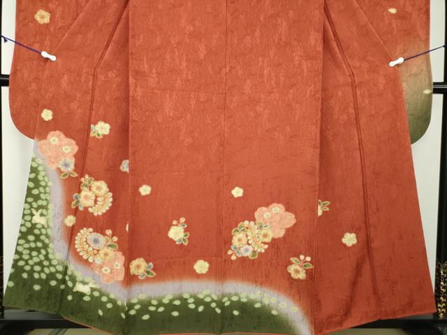 平和屋着物●豪華振袖 絞り 跳兎 辻が花 暈し染め 正絹 逸品 DABB4714ps