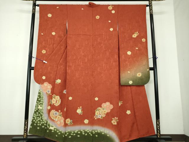 平和屋着物●豪華振袖 絞り 跳兎 辻が花 暈し染め 正絹 逸品 DABB4714ps