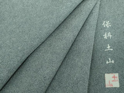 平和屋着物●伝統工芸士 保科土山 江戸小紋 鮫小紋柄 正絹 逸品 DABB4719ps