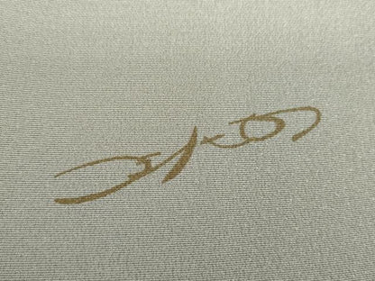 平和屋着物●ファッションデザイナー　HIROKO KOSHINO　コシノヒロコ　訪問着　ろうけつ染　草花文　暈し染　金彩　正絹　逸品　DABB4720ps