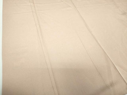 平和屋着物●本加賀友禅作家　林郁子監修　色無地　灰桜色　正絹　逸品　DABB4722ps