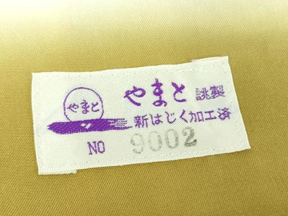 平和屋着物●結城紬 奥順 はたおり娘 80亀甲 飛び亀甲柄 花間道 やまと誂製 正絹 逸品 DABB4731ps