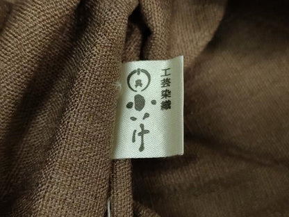 平和屋着物●九寸名古屋帯　紬地　市松文様　金彩　正絹　逸品　未使用　DABB4799ps