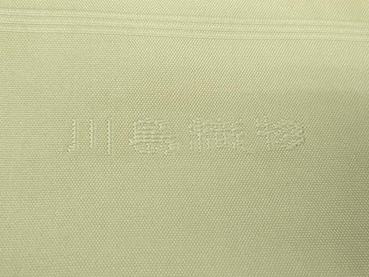 平和屋着物●西陣　川島織物　九寸開き名古屋帯　横段花丸文　正絹　逸品　DABB4809ps