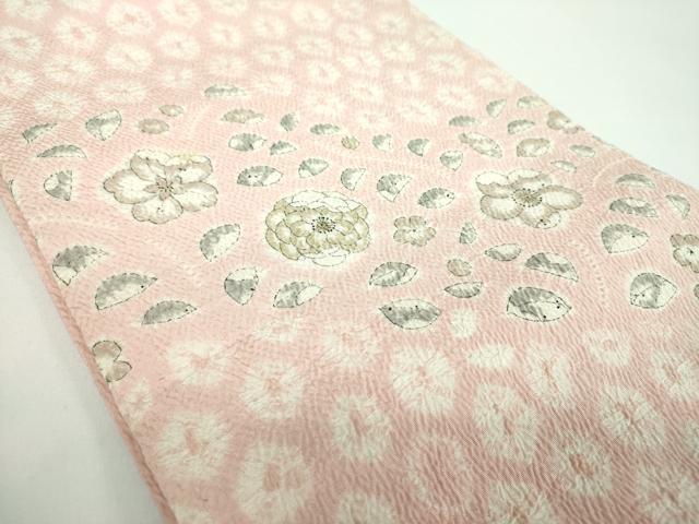 平和屋着物●九寸開き名古屋帯　総絞り　辻が花　正絹　逸品　DABB4849ps