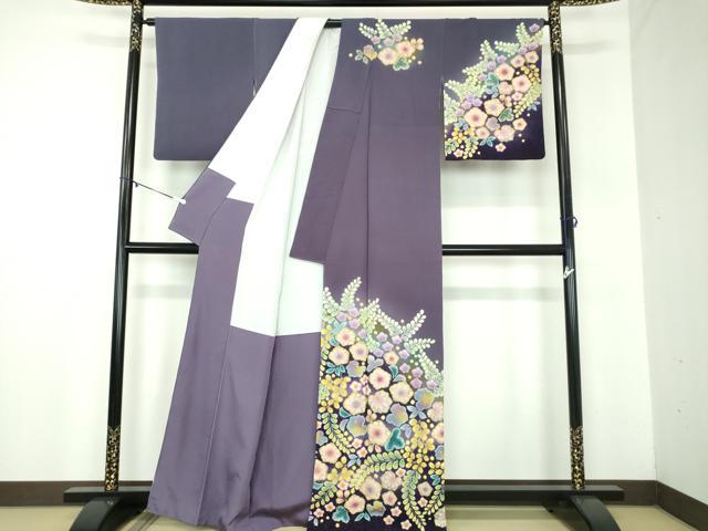 平和屋着物●訪問着　作家物　絞り　辻が花　暈し染め　正絹　逸品　DABB4880ps