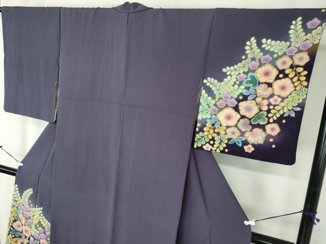 平和屋着物●訪問着　作家物　絞り　辻が花　暈し染め　正絹　逸品　DABB4880ps