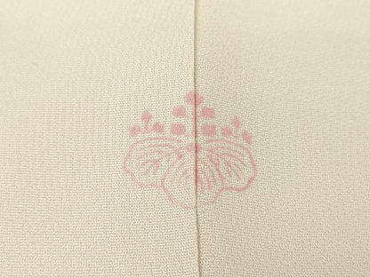 平和屋着物●訪問着　友禅　作家物　白鷺　流水花文　暈し染め　正絹　逸品　DABB4892ps