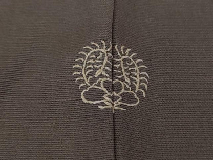 平和屋着物●訪問着　刺繍　ろうけつ染め　飛鶴松竹梅　金糸　正絹　逸品　DABB4895ps