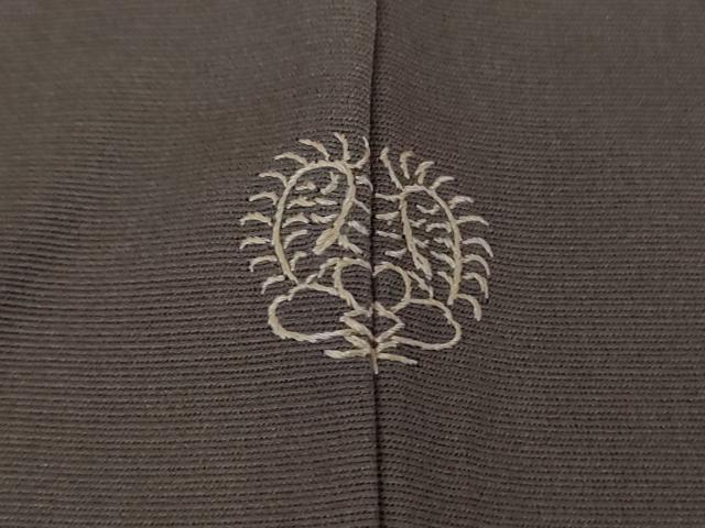 平和屋着物●訪問着　刺繍　ろうけつ染め　飛鶴松竹梅　金糸　正絹　逸品　DABB4895ps