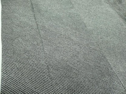 平和屋着物●大変加工の良い総絞り小紋　黒地　ロング丈　正絹　逸品　DABB4904ps