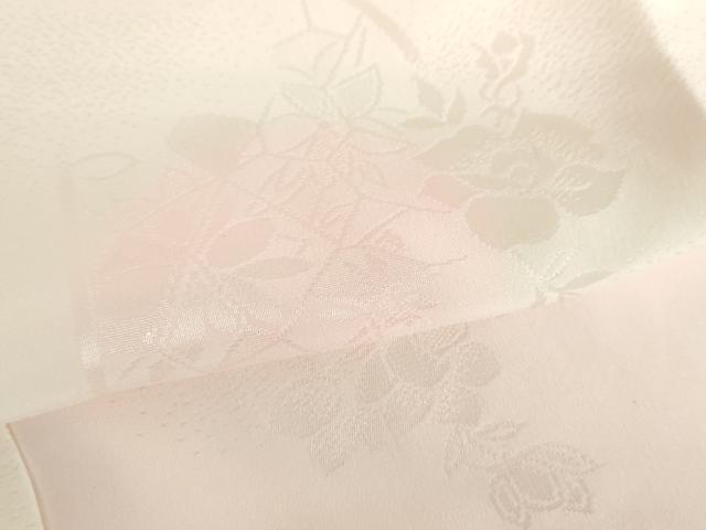 平和屋着物●振袖用長襦袢　袷　草花地紋　暈し染め　正絹　逸品　DABB4908ps