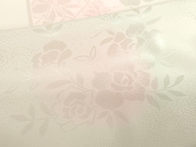 平和屋着物●振袖用長襦袢　袷　草花地紋　暈し染め　正絹　逸品　DABB4908ps