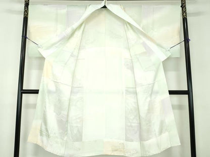平和屋着物●上質な長襦袢　無双仕立て　辻が花地紋　暈し染め　正絹　逸品　DABB4911ps