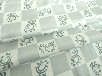 平和屋着物●上質な長襦袢　無双仕立て　半衿刺繍　市松　人形文　正絹　逸品　未使用　DABB4912ps