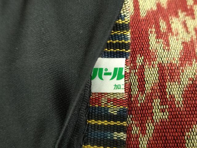 平和屋着物●創作　全通柄袋帯　イカット　綿　逸品　DABB4923ps