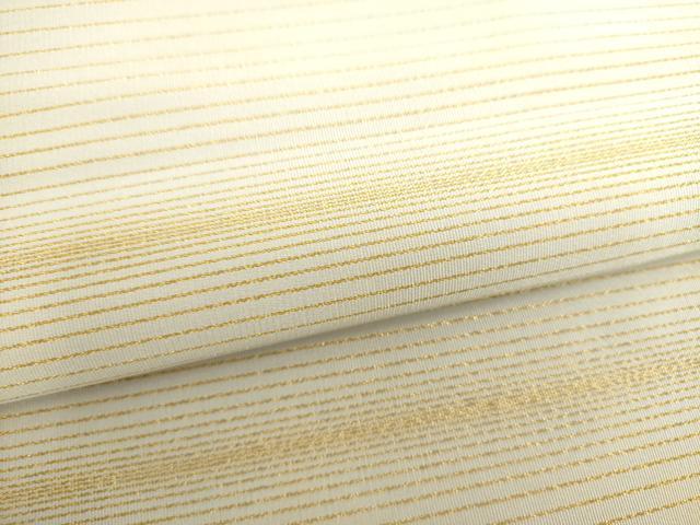 平和屋着物●綴れ　全通柄袋帯　横縞　金糸　やまと誂製　正絹　逸品　未使用　DABB4931ps