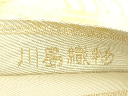 平和屋着物●西陣　川島織物　六通柄　本袋帯　松竹梅　金銀糸　正絹　逸品　DABB4932ps