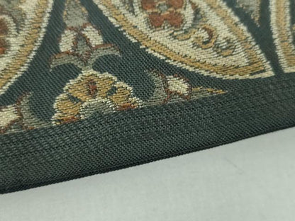 平和屋着物●西陣　川島織物　六通柄　本袋帯　唐織　七宝花文　正絹　逸品　DABB4938ps