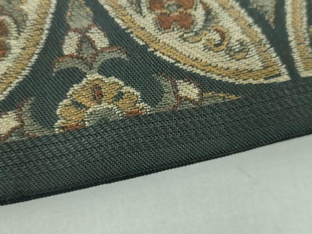 平和屋着物●西陣　川島織物　六通柄　本袋帯　唐織　七宝花文　正絹　逸品　DABB4938ps