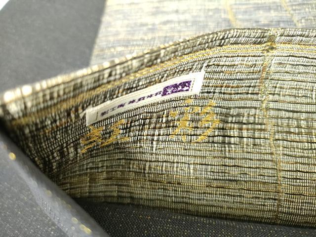 平和屋着物●全通柄袋帯　本泥染　虹彩　金糸　さが美扱い　正絹　逸品　未使用　DABB4961ps
