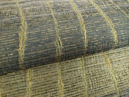 平和屋着物●全通柄袋帯　本泥染　虹彩　金糸　さが美扱い　正絹　逸品　未使用　DABB4961ps